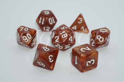 Acrylic pearl pattern dice set ：Blown