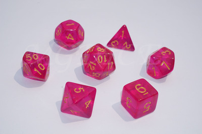 Acrylic transparent dice ：Rose