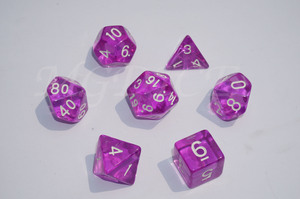Acrylic transparent dice ：Purple