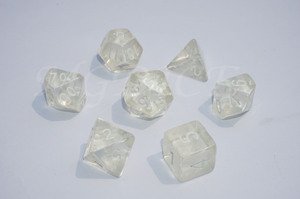 Acrylic transparent dice ：White