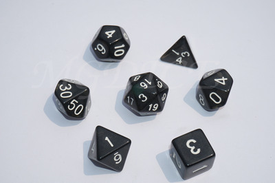 Acrylic transparent dice ：Black